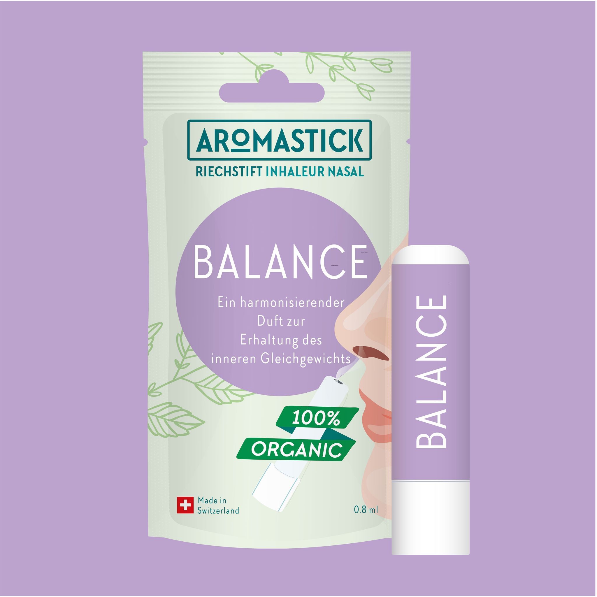 Bâtonnet aromatique BIO « BALANCE » de Green Healthcare