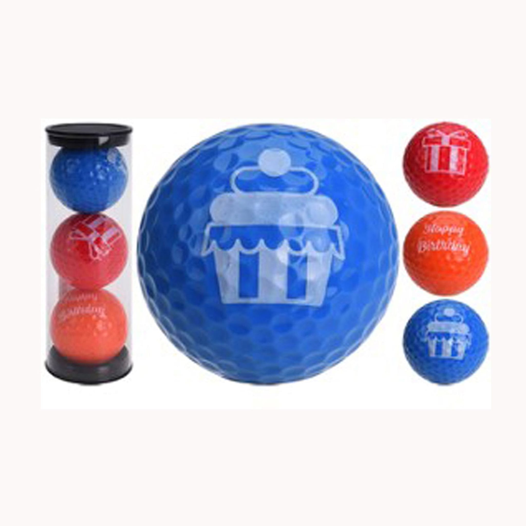 Tube de 3 balles Legend Golfgear Happy Birthday