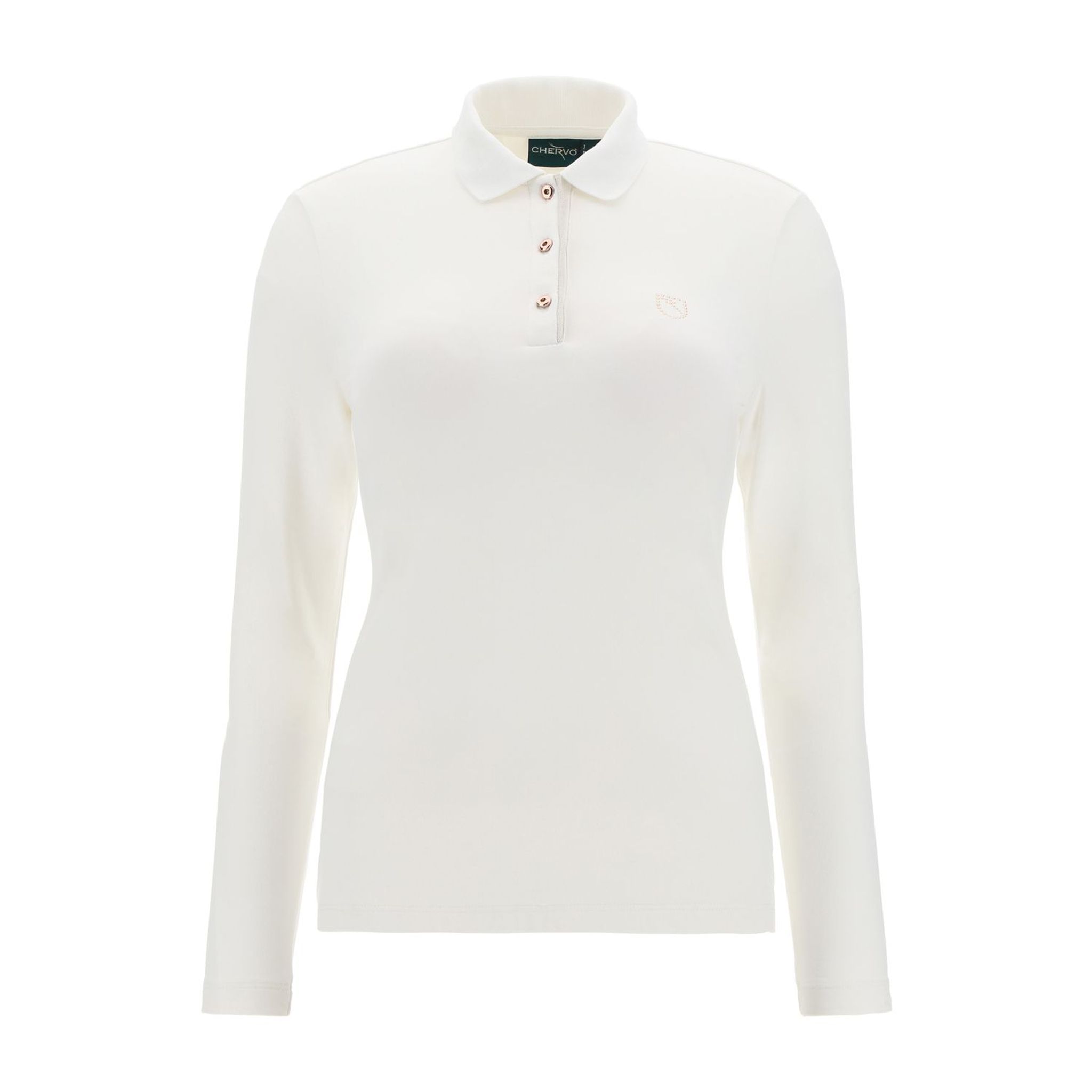 Polo Chervo W Afraid LS pour femme écru