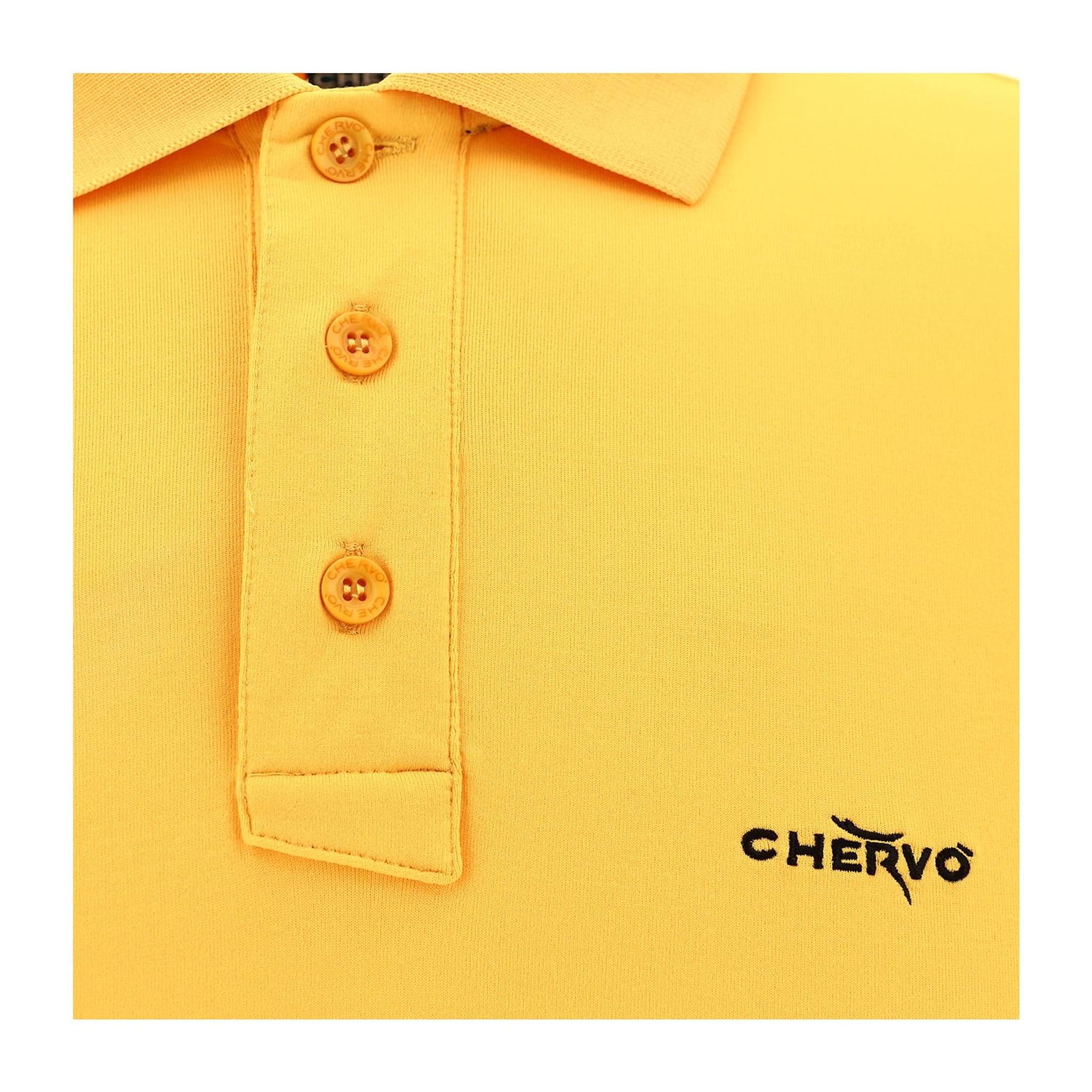 Polo Chervo M Anguy LS Sprint Orange Homme