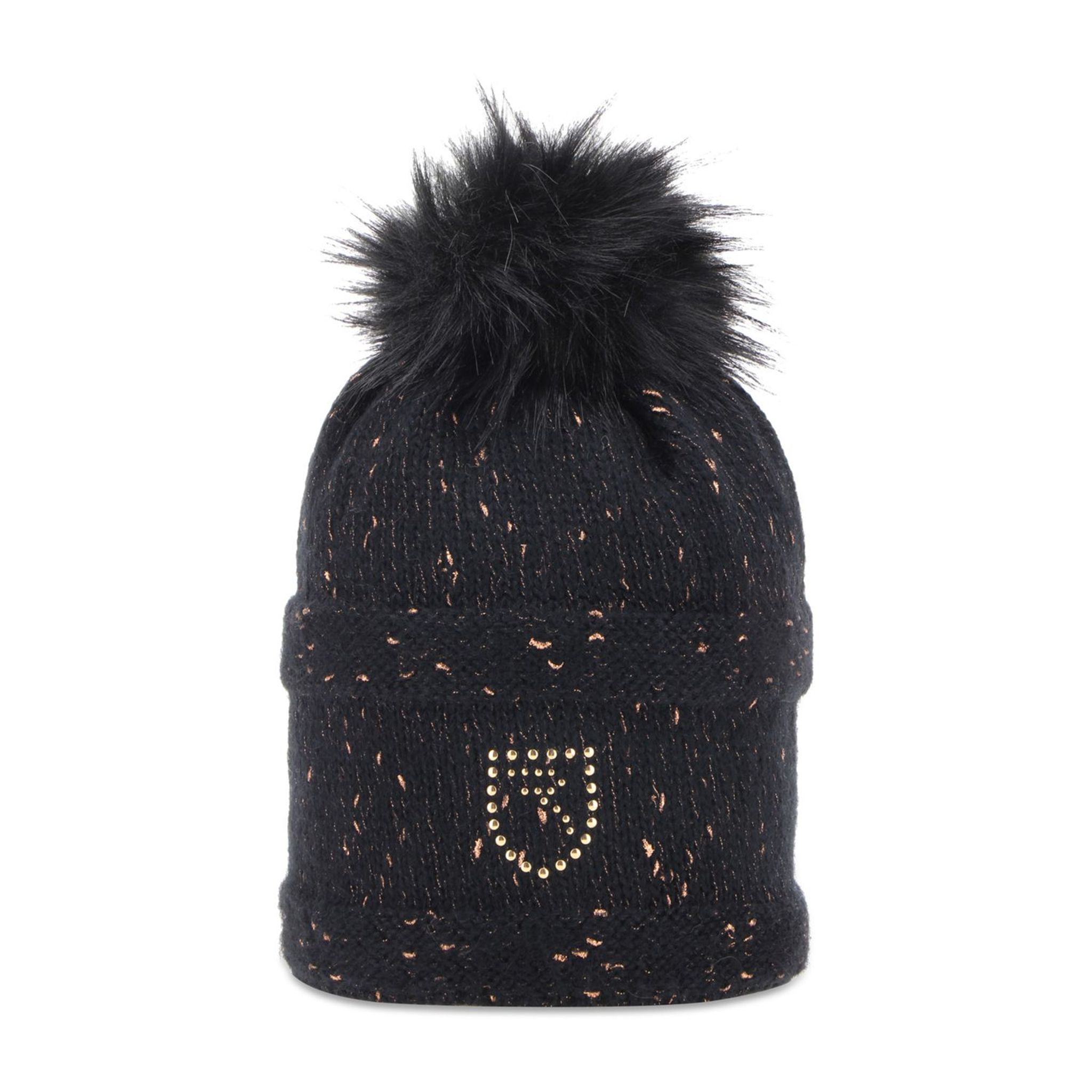 Sweat à capuche Chervo W Wollow noir, taille unique, pour femme