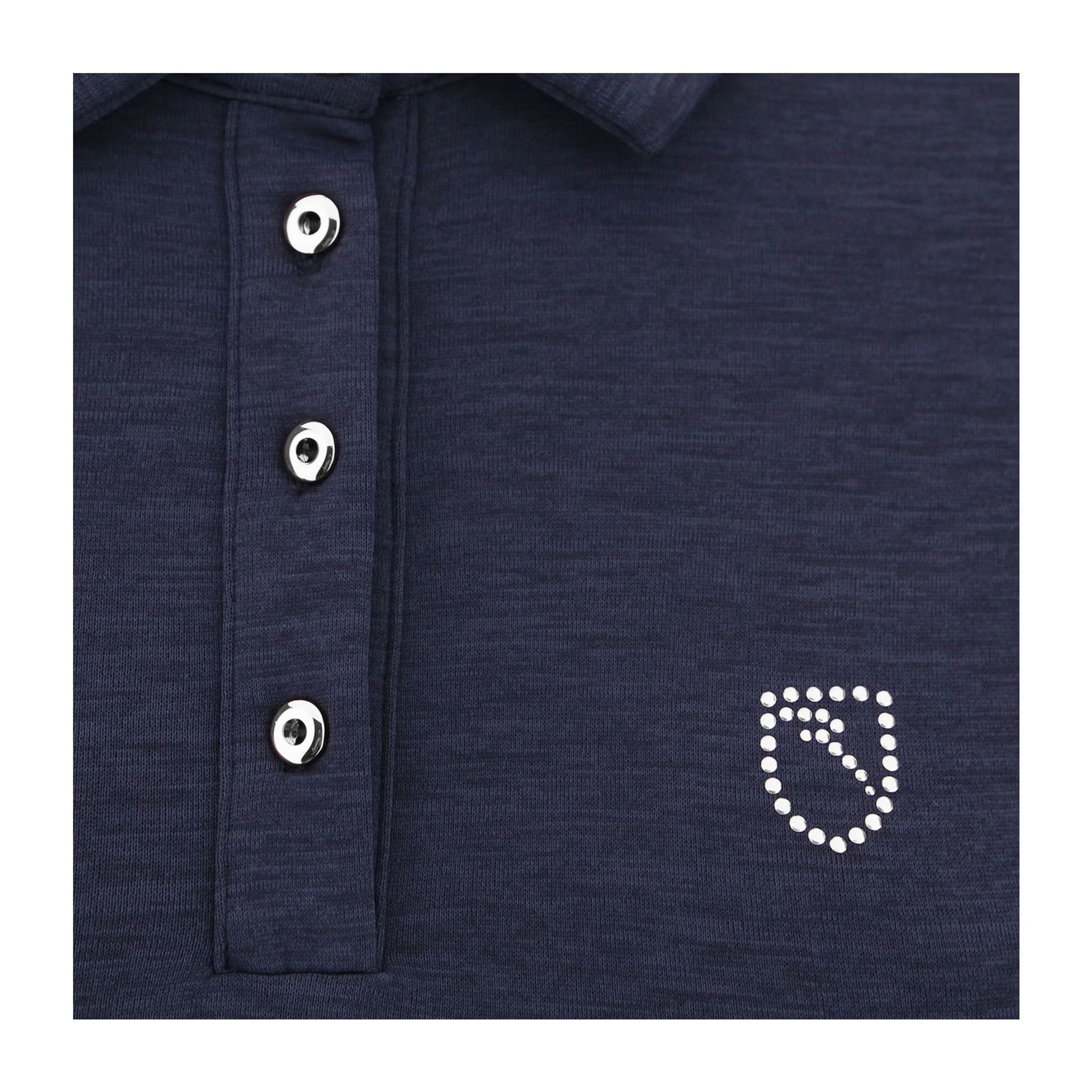 Polo à manches longues Chervo W Alltime pour femme, marine
