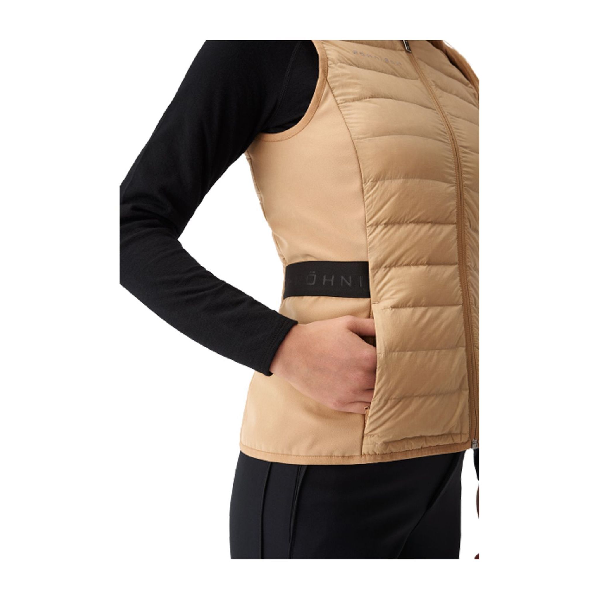Gilet en duvet Röhnisch W Force Beige Femme