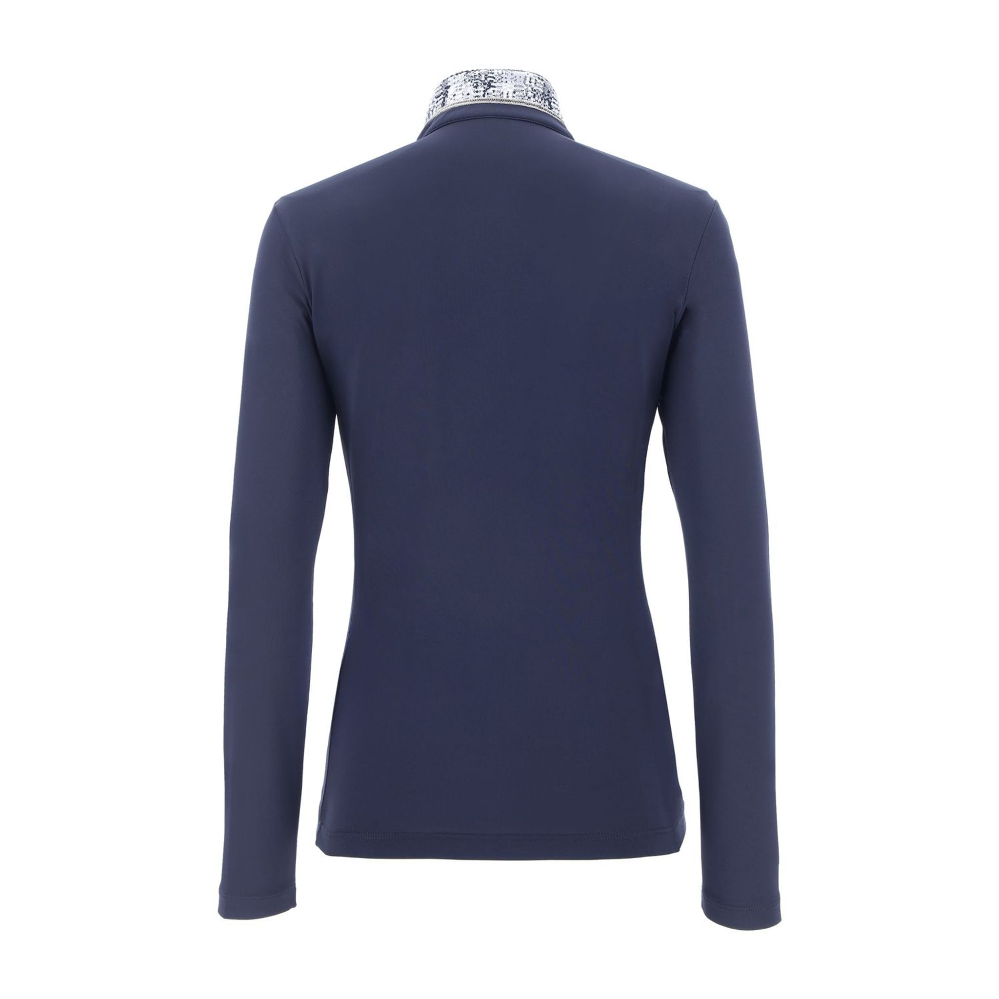 Polo à manches longues Chervo W Allout pour femme, marine