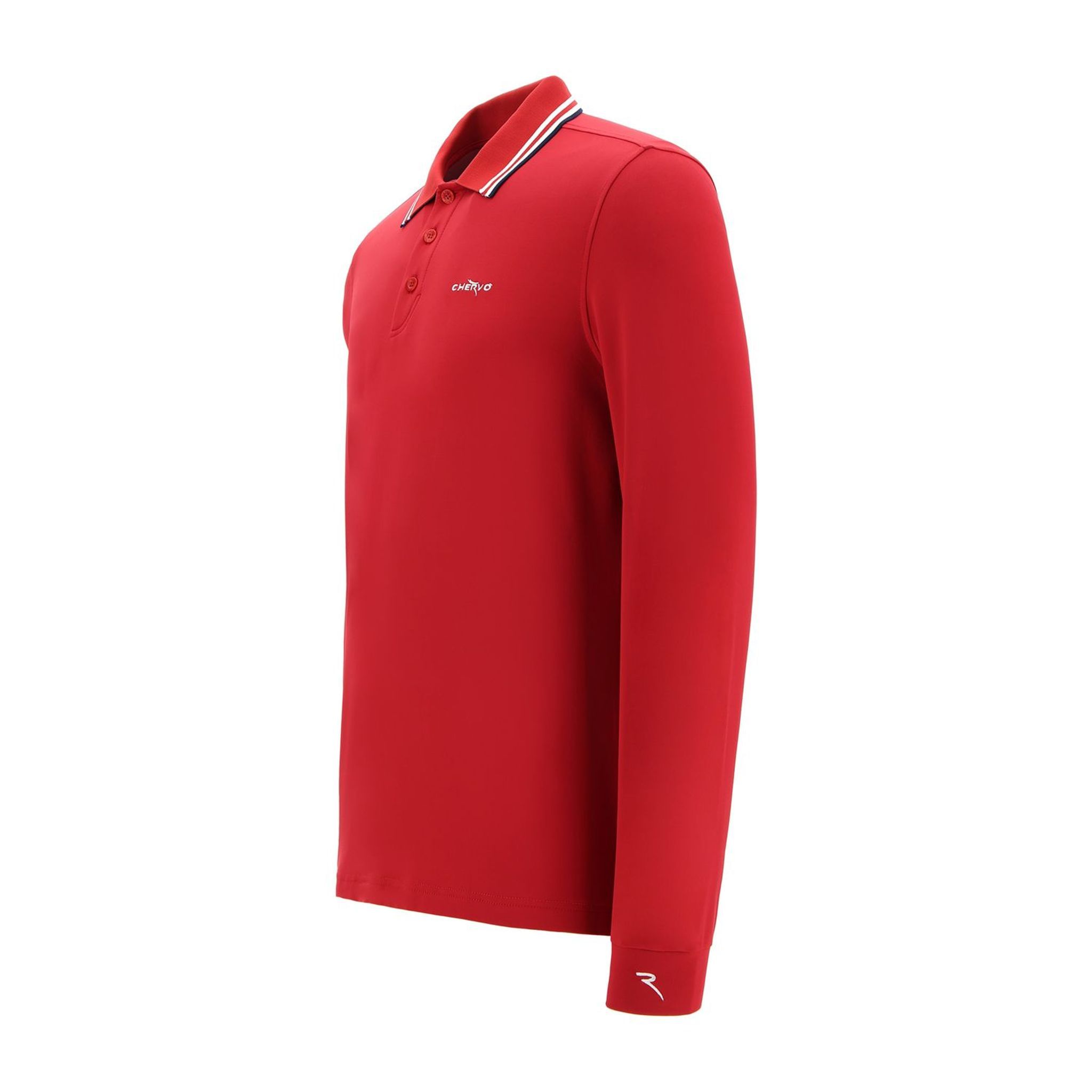 Polo Chervo M Atem LS Rouge Homme