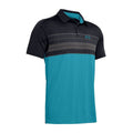 Polo Under Armour Vanish Chest Stripe Noir/Gris/Escape Homme