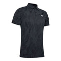 Polo Under Armour Vanish Jacquard Noir/Gris Homme