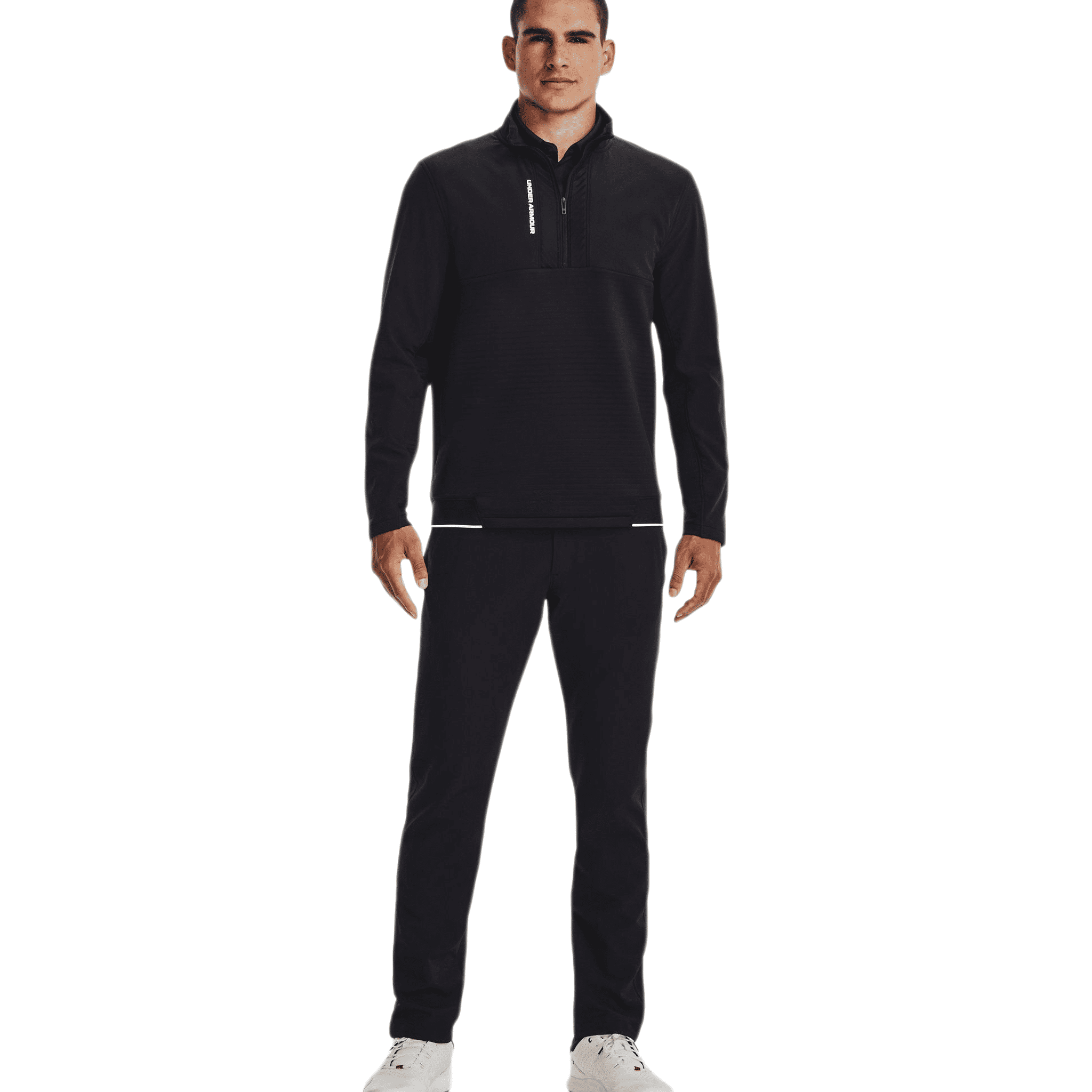 Under Armour Golf Layer Storm Daytona 1/2 Zip Noir Hommes Hommes