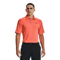 Polo Under Armour Playoff 2.0 Electric Tangerine/Knock Out pour homme
