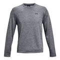 Pull polaire Under Armour à col rond gris pour homme