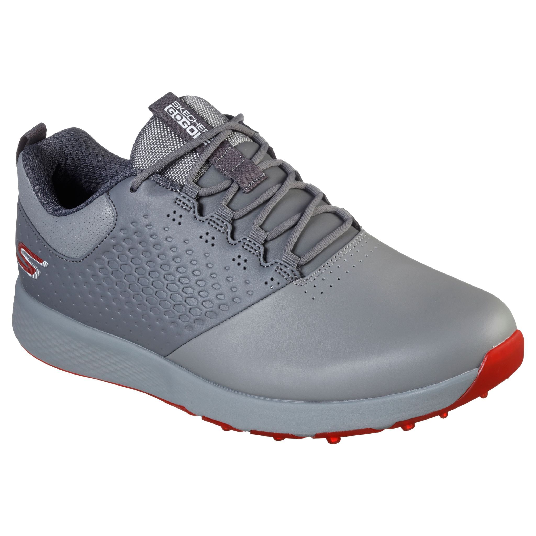 Skechers M Elite 4 Anthracite/Rouge Homme