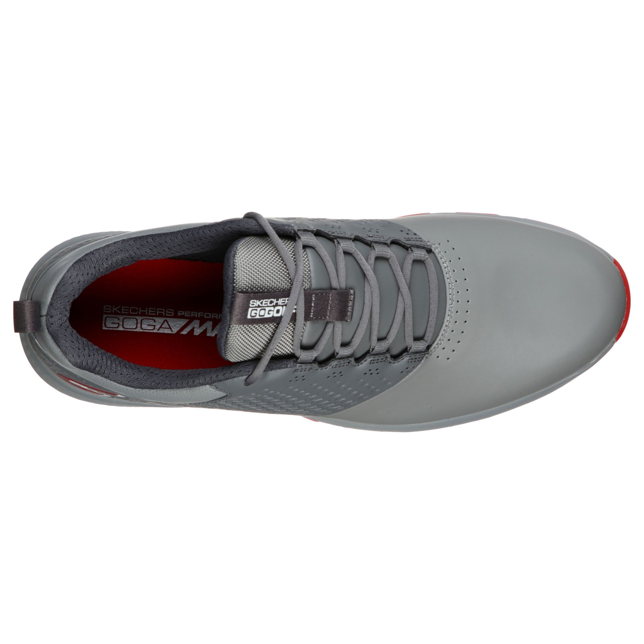 Skechers M Elite 4 Anthracite/Rouge Homme