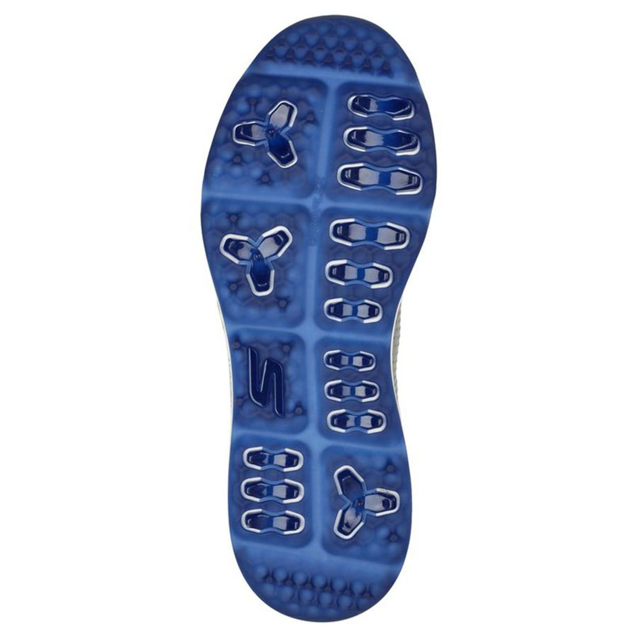 Skechers M GO GOLF ELITE 5 - Gris Synthétique/Textile/Bleu Tr Homme