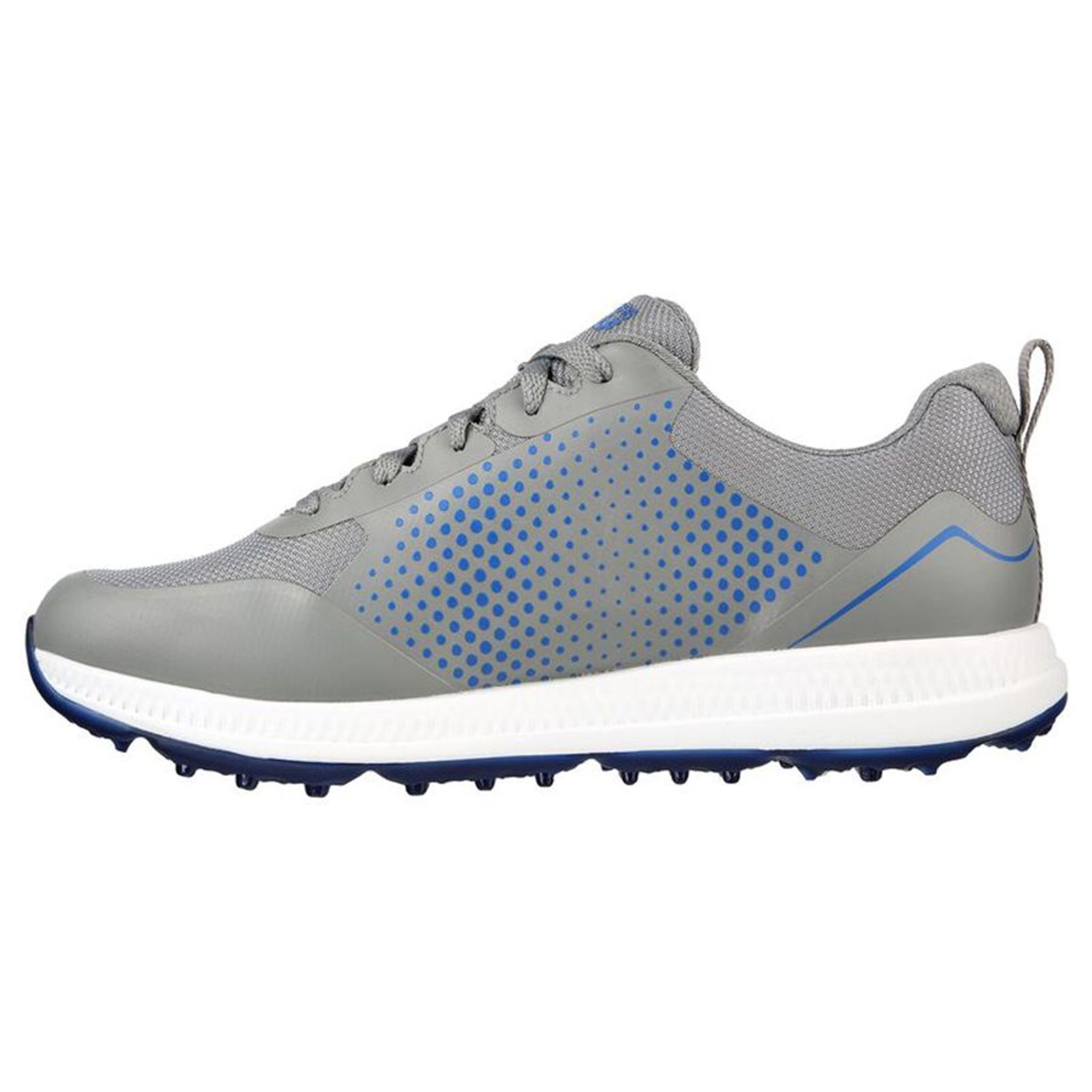 Skechers M GO GOLF ELITE 5 - Gris Synthétique/Textile/Bleu Tr Homme