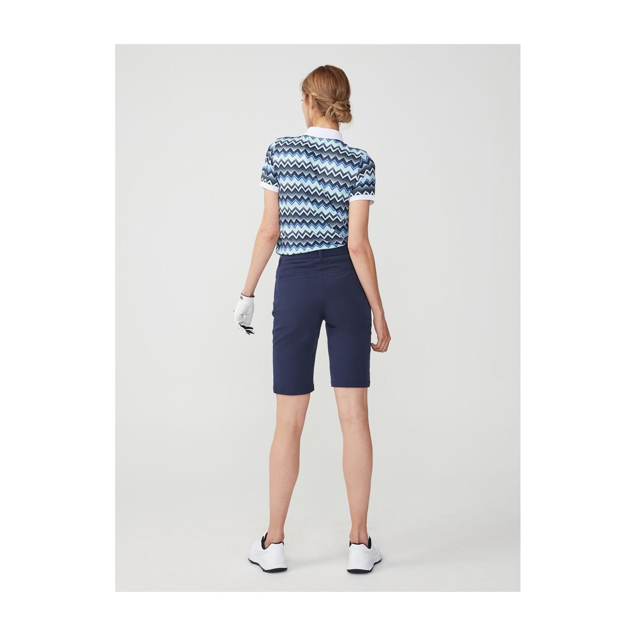 Polo Röhnisch Element Zigzag Bleu Femme