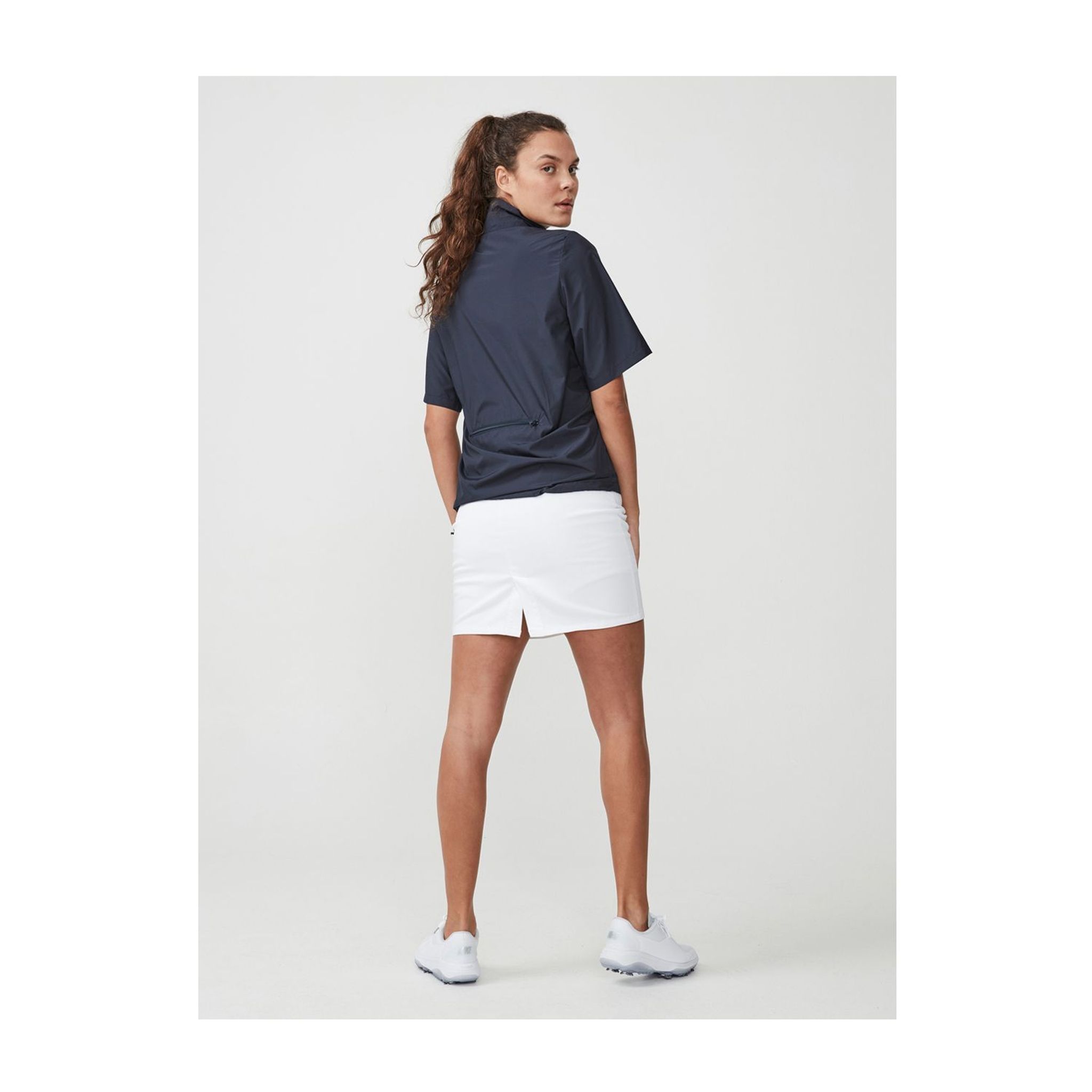 Veste coupe-vent Röhnisch Pocket SS pour femme, bleu marine