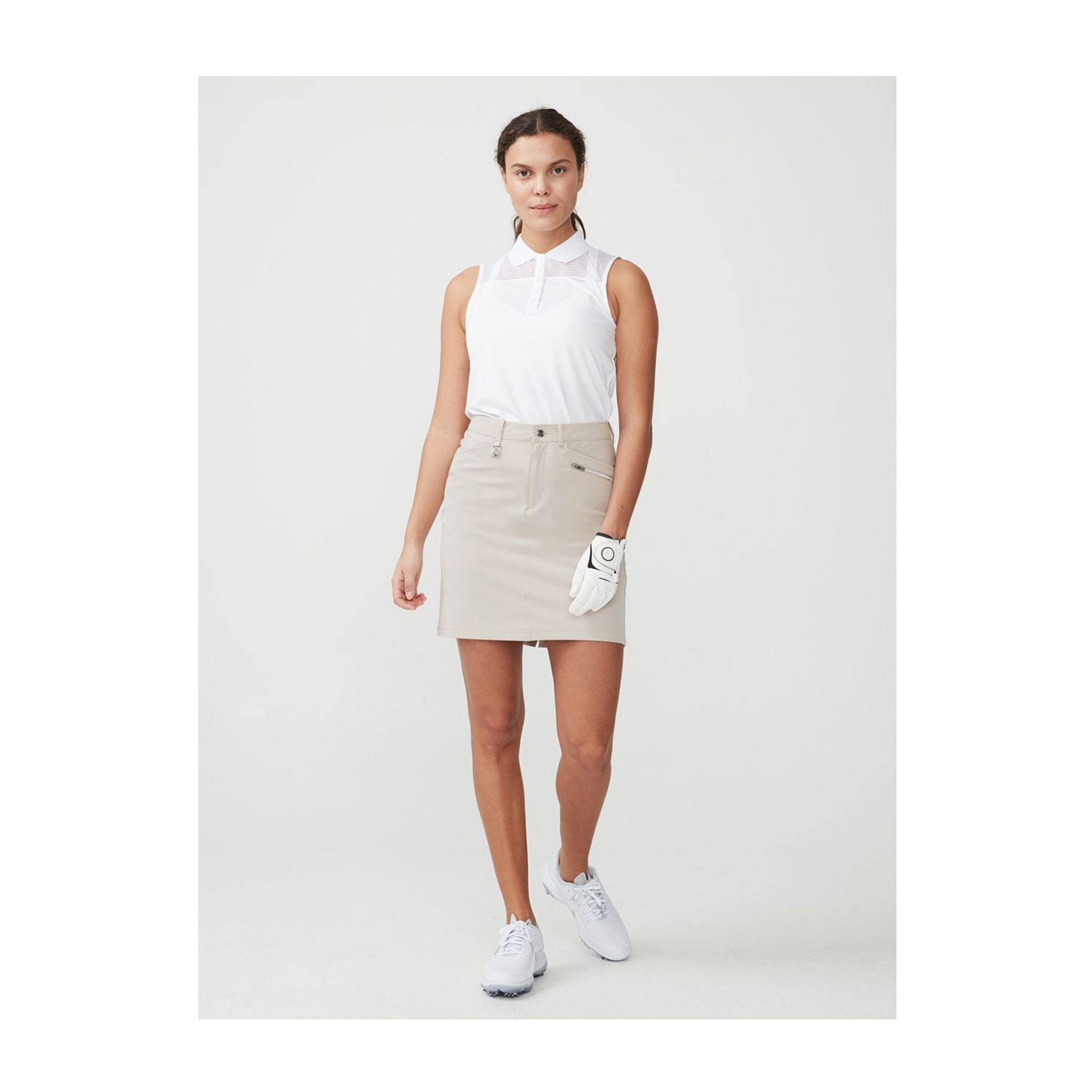 Polo Röhnisch Miko SL Blanc Femme