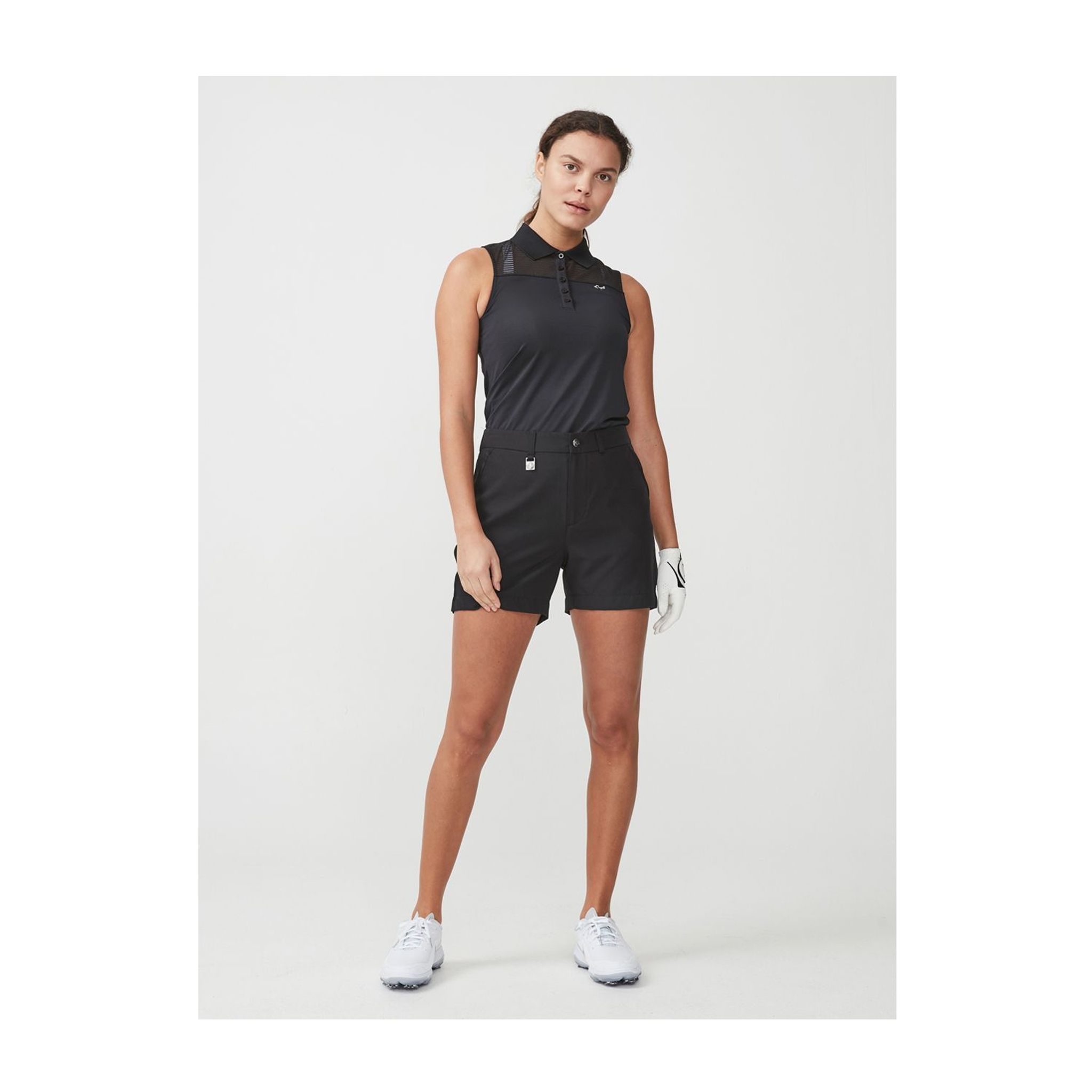 Polo Röhnisch Miko SL Noir Femme