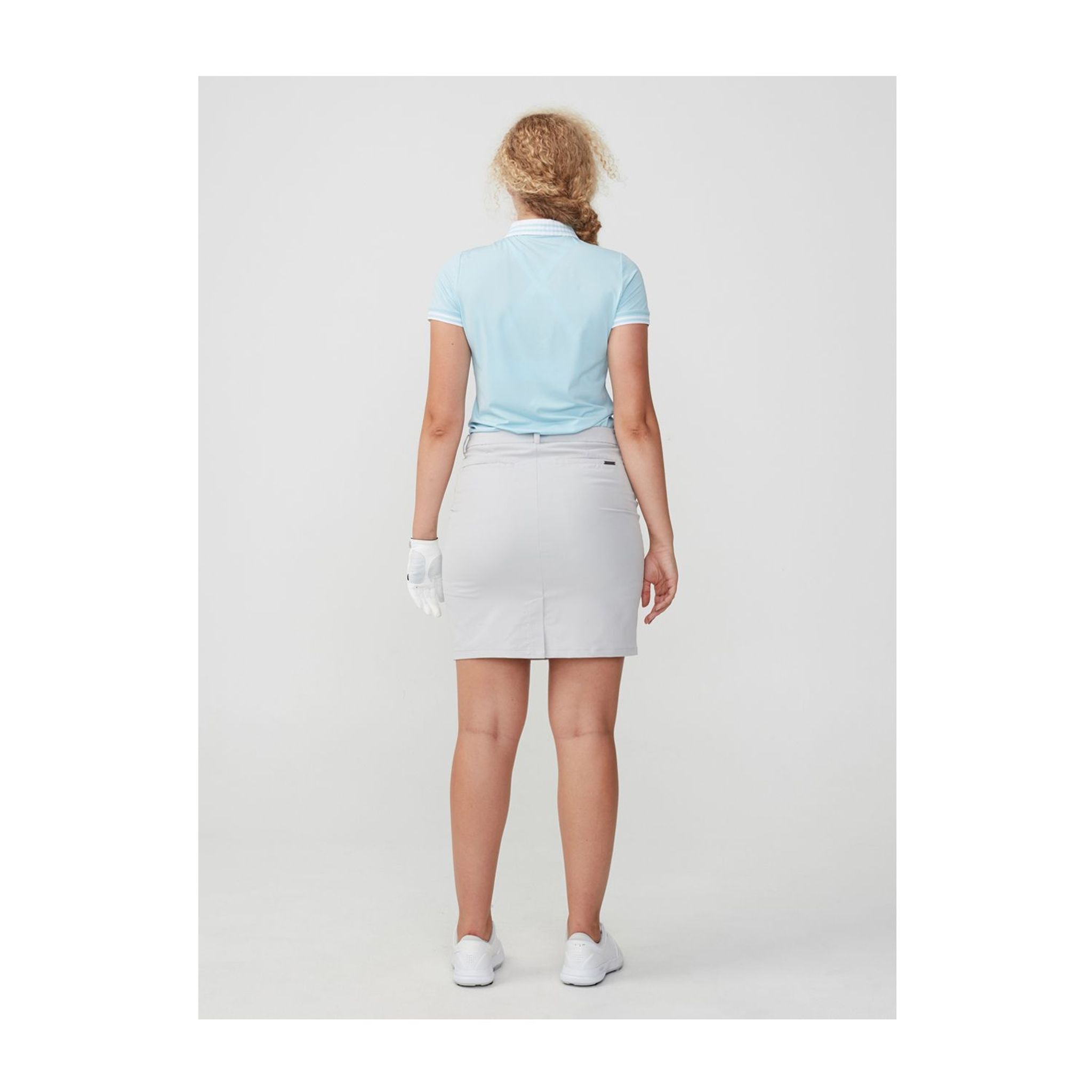 Jupe-short Röhnisch Comfort Stretch Gris argenté pour femme