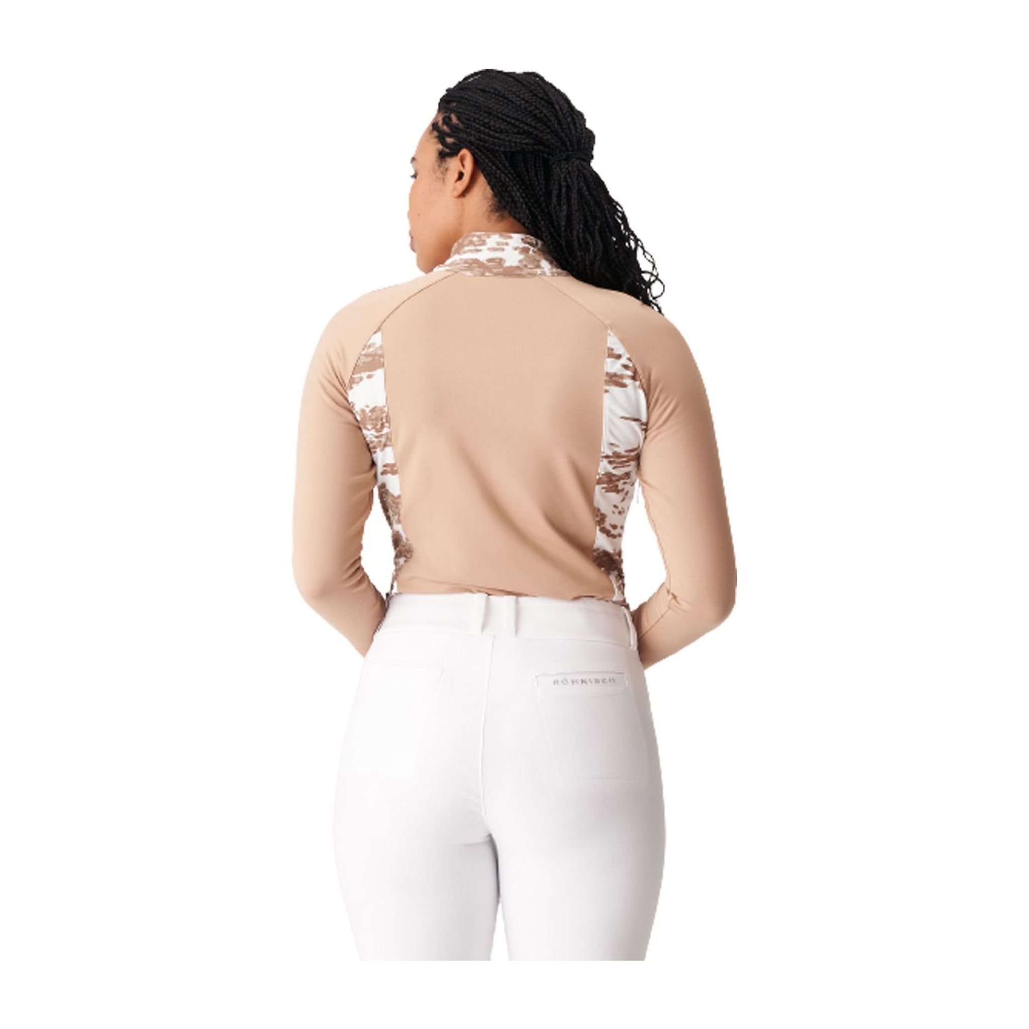Röhnisch W Layer Megan Manches Longues Beige/Camo Femme