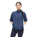 Röhnisch W Wind SS Packable Navy Micro Spot Femme