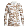 Röhnisch W Polo Sia Manches Longues Beige/Camo Femme