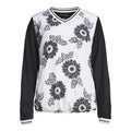 Pull-over Röhnisch Swing Noir Fleur Masaï Femme