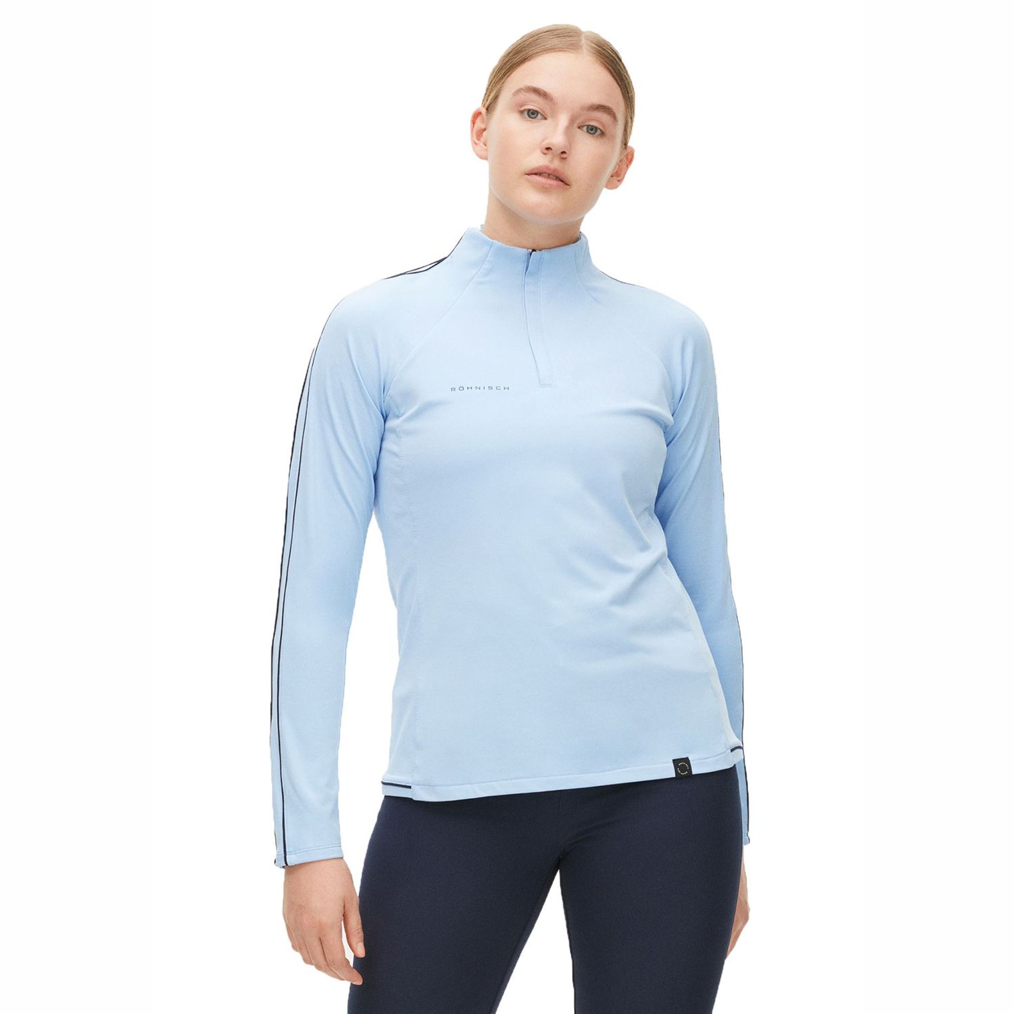 Röhnisch Serena Golf Layer Half Zip Powder Blue Femme Femme