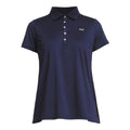 Polo plissé Röhnisch Indigo Nuit Femme