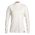 Pull Röhnisch W Layer Serena demi-zip blanc/beige pour femme