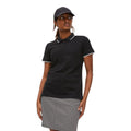 Polo de golf Röhnisch Mildred noir pour femme
