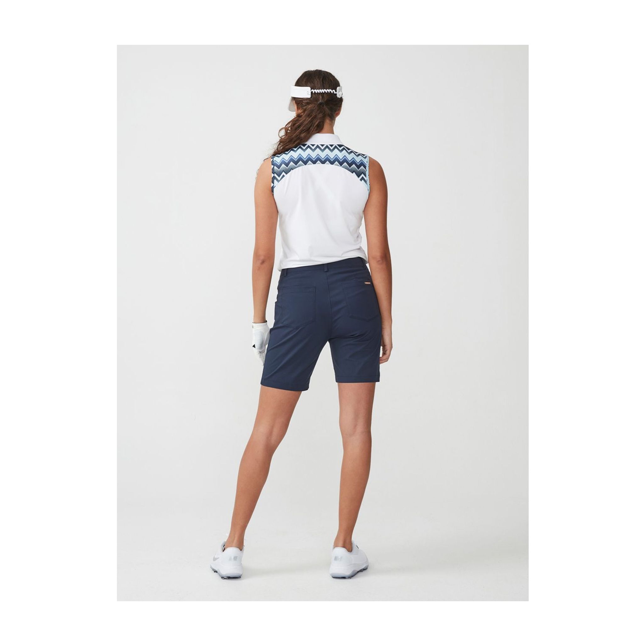 Polo Röhnisch Element SL Zigzag Bleu Femme