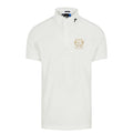 Polo blanc pour homme J. Lindeberg avec logo « THE LOGE »