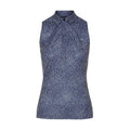 Polo J. Lindeberg W Dena Print-TX Jersey SL à pois blancs pour femme