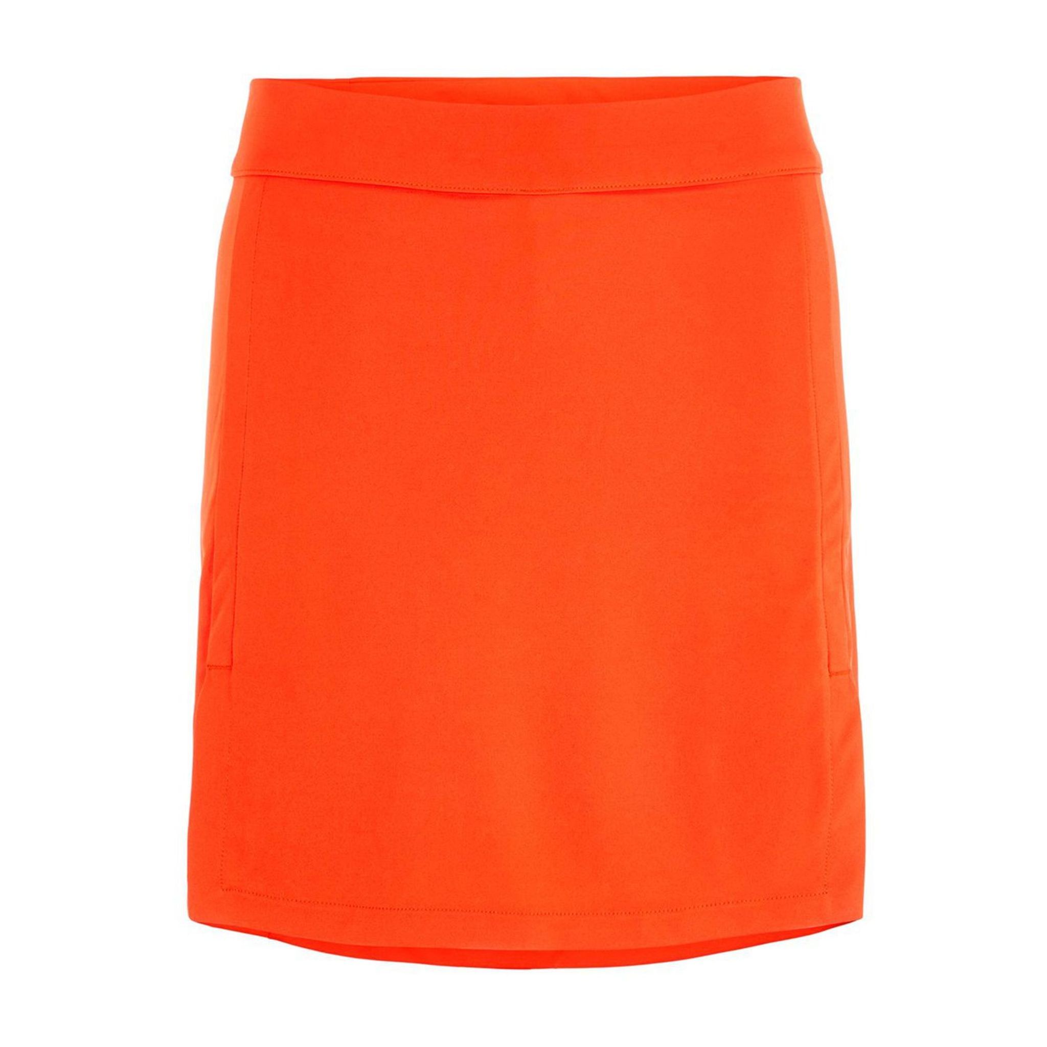 Jupe longue en jersey W Amelie TX de J. Lindeberg pour femme, rouge tomate