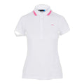 J. Lindeberg W Alve-Cotton Poly Polo Blanc Femme