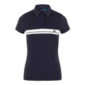Polo recyclé J. Lindeberg W Orla-TX Jersey Jl Navy Femme