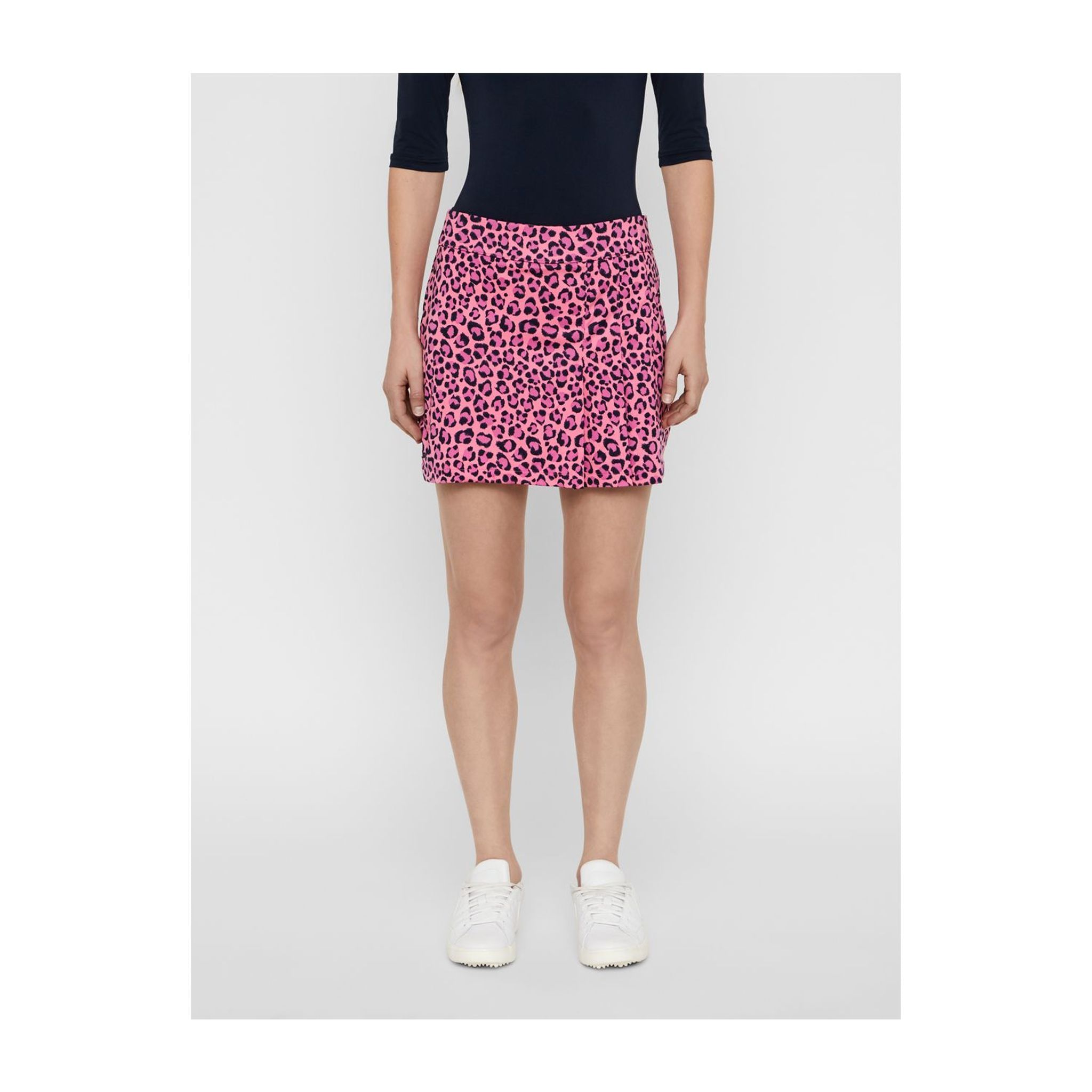 Jupe en jersey J. Lindeberg W Thea TX rose léopard pour femme