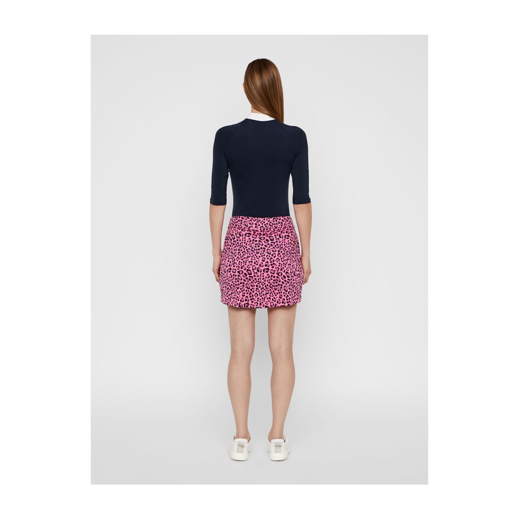 Jupe en jersey J. Lindeberg W Thea TX rose léopard pour femme