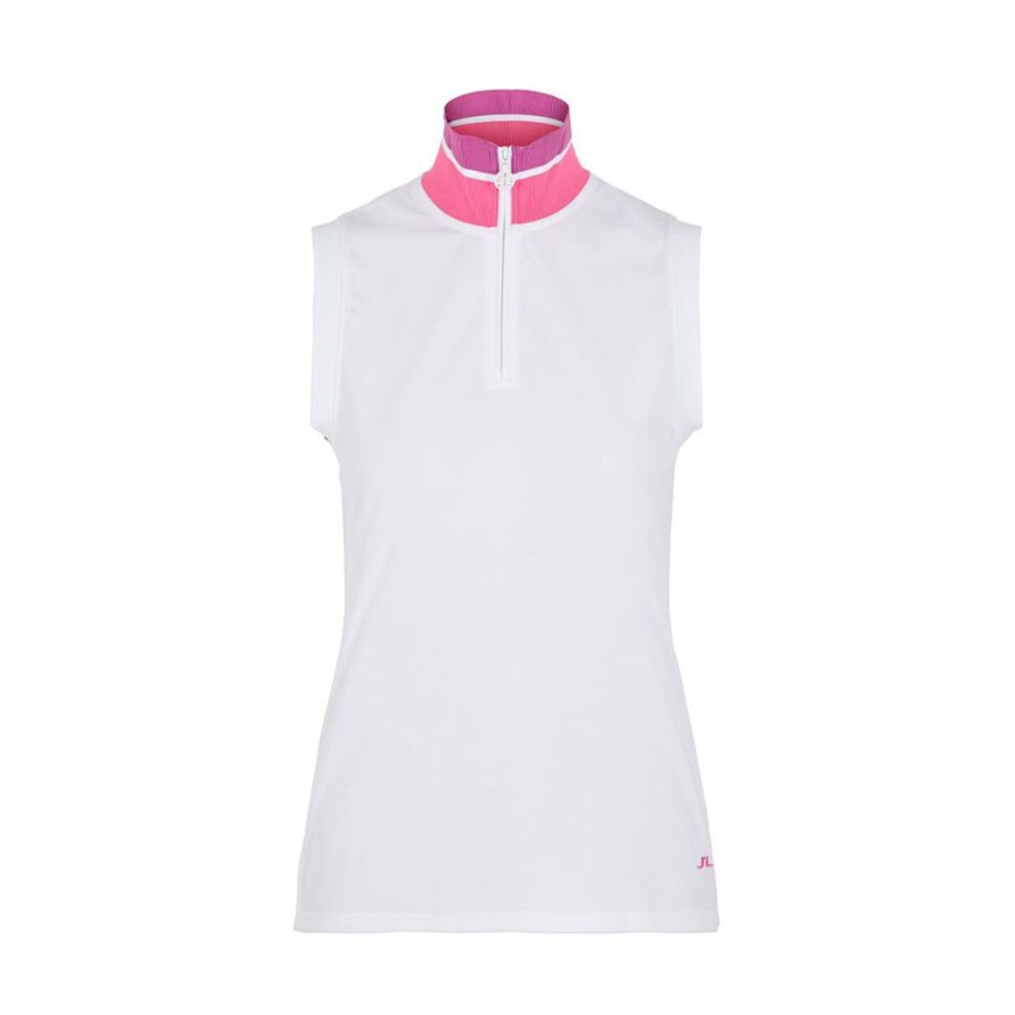 Polo J. Lindeberg W Audrey TX-Jersey SS pour femme, blanc