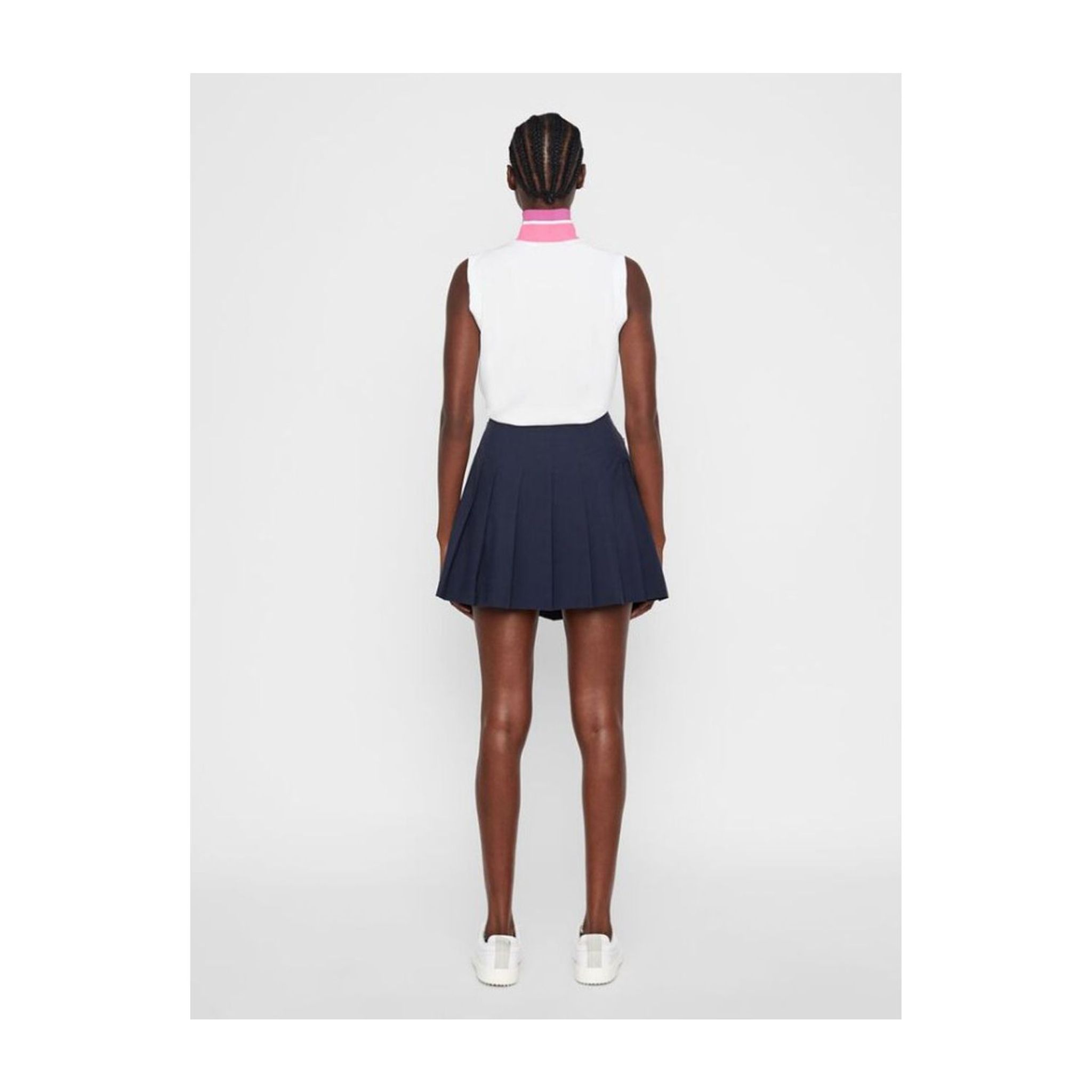 Polo J. Lindeberg W Audrey TX-Jersey SS pour femme, blanc