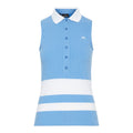 Polo J. Lindeberg W Nora-Rib Jersey Bleu Lac Femme