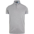 Polo J. Lindeberg M KV Reg Fit-TX Jersey Gris Pierre Mélange Homme