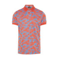 Polo J. Lindeberg M KV Jacquard Reg Fit-TX Jaqua Camou Red Homme