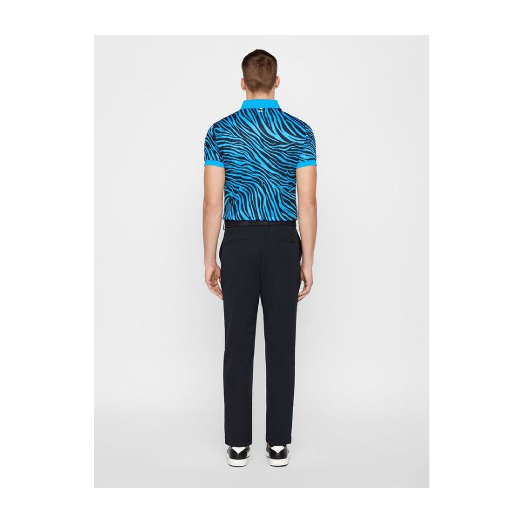 Polo Slim Fit-TX imprimé zèbre M Tour Tech de J. Lindeberg pour homme