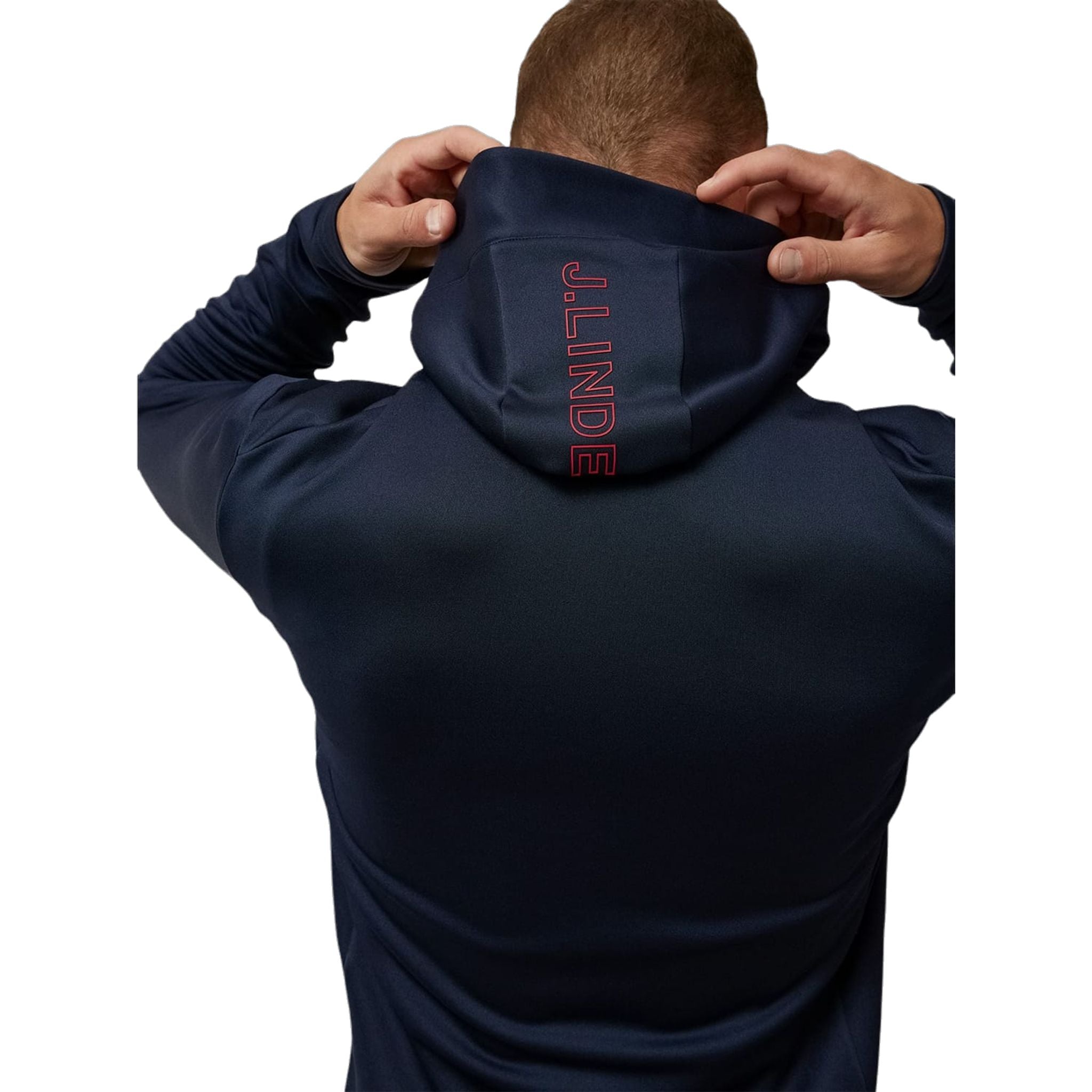 Pull de golf à capuche J. Lindeberg Aerial pour homme