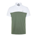 Polo J. Lindeberg M Owen Slim Fit SS Vert Thyme Homme