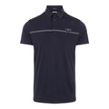 Polo J. Lindeberg M Clay coupe classique manches courtes JL bleu marine homme