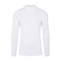 Haut de compression souple à manches longues J. Lindeberg Layer Aello pour homme, gris clair