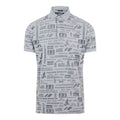 Polo J. Lindeberg M Kv Regular Fit SS Print JL Future Gray Homme